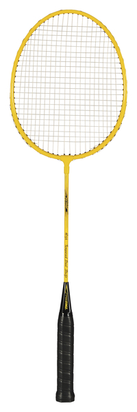 Sportime Yeller Economy Steel Badminton Racquet, 26 Inches, Yellow/Black Item Number 003356