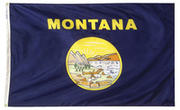 Annin Nylon Montana Heavy Weight Outdoor State Flag, 4 X 6 ft, Item Number 017322