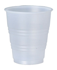 Dart Translucent Cups, 7 Ounces, Polystyrene, Clear, Pack of 2500, Item Number 1322734