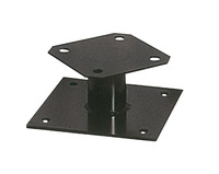 Ultra Site In Ground Mounting Kit for Trash Receptacle, 32 Gallon, Black, Item Number 1287812