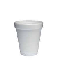 Dart Hot and Cold Drink Cups, 6 Ounces, Polystyrene Foam, White, Set of 1000, Item Number 1322699