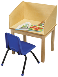 Childcraft Student Reading Carrel with 28 Inch Legs, 25-3/4 x 19-3/4 x 41 Inches, Item Number 1473449