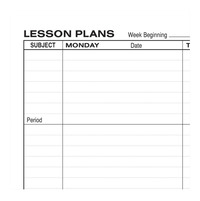 Lesson Plan Books, Item Number 1473693