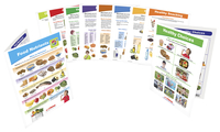 Sportime MyPlate Food & Nutrition Visual Learning Guides, Grade 1 to 4, Set of 10 Item Number 2013482
