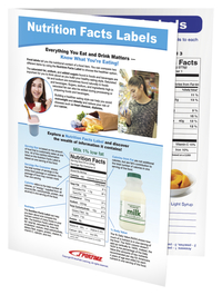 Sportime Food Nutrition Facts Visual Learning Guide, 4 Pages, Grades 5 to 9 Item Number 2013510