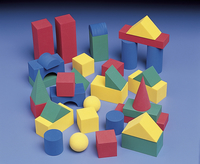 Achieve It! Foam Geometric Solids, Set of 36, Item Number 2105025
