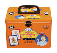 Super Duper Webber Sign Language Cards with Illustrations, Set of 400 2119648