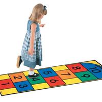 Hopscotch Carpet, 3 x 8 Inches, 10 Inches, 160 Grams 2120964