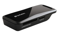 Verbatim USB-C Pocket Card Reader, Black 2136094