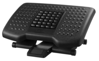 Kantek Premium Height Adjustable Footrest with Rollers, Black 2136097
