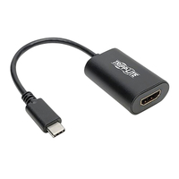 Tripp Lite USB-C to HDMI Active Adapter Cable (M/F), Black 2136100