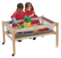 Childcraft Sand and Water Table, Clear Tub, 42-3/8 x 30-1/8 x 23 Inches, Item Number 296099