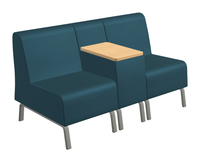 Image for Classroom Select Soft Seating NeoLink Integrated Center, Two Armless Chairs, 58 x 32 x 34 Inches from School Specialty