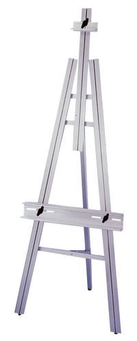 Testrite Visual Folding Traditional Easel, 73 in, Aluminum, Item Number 463088