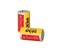 School Smart Alkaline Batteries, D, Pack of 2 595612