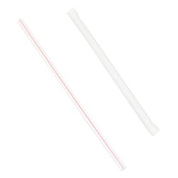 Sip N'Joy Plastic Staws, 5.75 inches, Individually Wrapped, Pack of 500, Item Number 2003399