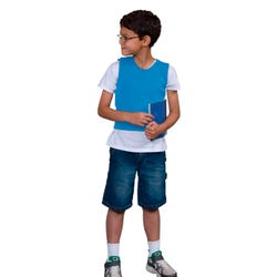 Image for Abilitations Deep Pressure Sensory Vest, Small, 30 x 17 Inches, Blue from School Specialty