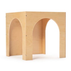 Image for Childcraft Cozy Arch Cube, Wood Top, 29-1/2 x 29-1/2 x 29-1/2 Inches from School Specialty