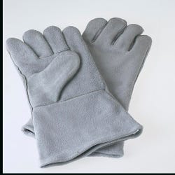 Image for Steiner Enterprises Inc Economy Welding Gloves, 14 in L, Split Cowhide, Gray, Pack of 2 from School Specialty