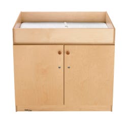 Childcraft Changing Table with Locking Doors, 40 x 20-3/4 x 36 Inches, Item Number 1491242