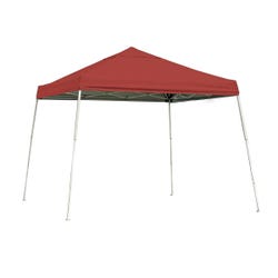 Image for ShelterLogic Sport Pop-Up Canopy with Black Roller Bag, 10 X 10 ft, Polyester Fabric Cover/Steel Frame, Red Cover from School Specialty