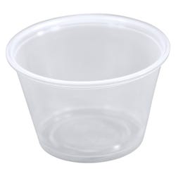Image for Crystalware Portion Cups, 3.25 oz, Clear, Pack of 2500 from School Specialty