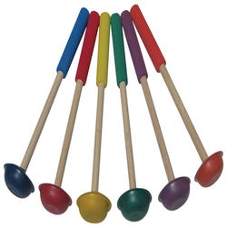 Mushroom Paddles, Assorted Colors, Set of 6 2121416