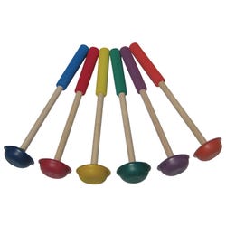 Mushroom Paddles, Assorted Colors, Set of 6 2121416