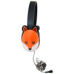 Califone Listening First 2810-BE Over-Ear Stereo Headphones with Inline Volume Control, 3.5mm Plug, Bear, Each, Item Number 2103810