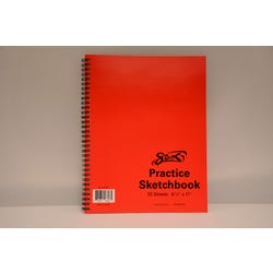 Image for Sax Spiral Binding Smooth Sketchbook, 50 lb, 8-1/2 x 11 Inches, 50 Sheets, White from School Specialty