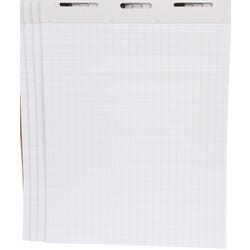 School Smart Graph Ruled Flip Chart Paper, 27 x 34 Inches, 50 Sheets, Pack of 4 1467044