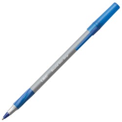BIC Xtra Comfort Round Stick Pen, 1.2 mm Medium Tip, Blue, Pack of 36, Item Number 1514388