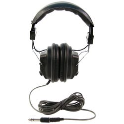 Califone 3068AV Switchable Stereo/Mono Over-Ear Headphones, 3.5mm Adapter Plug, Black, Each, Item Number 2103819