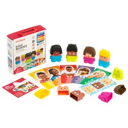 Image for Miniland Emotiblocks Basic Emotions Set, 18 Pieces from School Specialty