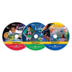Image for CPO Science Middle School Earth Life and Physical Science Interactive Series DVD Set, Set of 3 from School Specialty