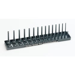 Image for Hansen Global Socket Tray, 3/8 in Drive, 2 - 6 mm, Plastic, Black from School Specialty