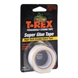 Duck Brand T-Rex Super Glue Tape, 3/4 Inch x 5 Yards, Clear, Item Number 2102928