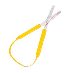 School Smart Loop Adaptive Scissors, 8 Inches, Yellow Item Number 084838