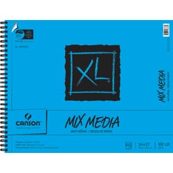 Canson XL Mixed Media Paper Pad, 98 lb, 14 x 17 Inches, 60 Sheets Item Number 1330029