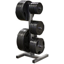 Image for Legend Fitness Olympic Peg Plateholder, 18 x 18 x 42-1/4 Inches, 47 Pounds, Steel, Silver from School Specialty