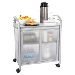 Image for Safco Refreshment Cart, Gray, 34 W x 21-1/4 D x 36-1/2 H in from School Specialty