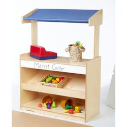 Childcraft Market Stand With Canopy, 35-3/4 x 16 x 49-7/8 Inches, Item Number 1557195