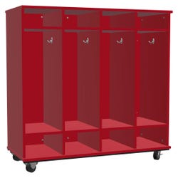 Image for Classroom Select Expanse Series Mobile Locker Cubbies with Top and Bottom Shelves from School Specialty