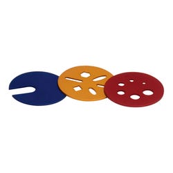Image for Brent Basic Die Set for Extruder, Set of 3 from School Specialty