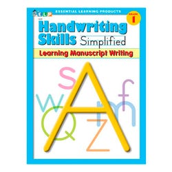 Image for Essential Learning Products Learning Manuscript Writing Workbook, Grade 1 from School Specialty