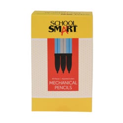 Image for School Smart Mechanical Pencils with Eraser, 0.7 mm Tip, No 2 Lead, Assorted Colors, Pack of 50 from School Specialty