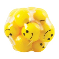 Image for Play Visions FunFidget Squishy Ball, Smiley Face, Colors Vary from School Specialty