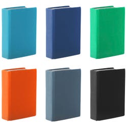 Image for Kittrich Stretchable Book Covers, 8 x 10 Inches, Assorted Primary Colors, Set of 24 from School Specialty