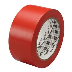 Image for 3M General Purpose Wear Resistant Floor Marking Tape Roll, 1 Inch x 36 Yards, Red, Vinyl from School Specialty