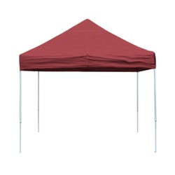 Image for ShelterLogic Pro Pop-Up Canopy with Black Roller Bag, 10 X 10 ft, Steel, Red Cover from School Specialty